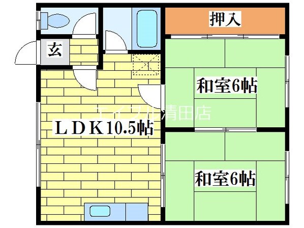 プレジデントパレスの物件間取画像